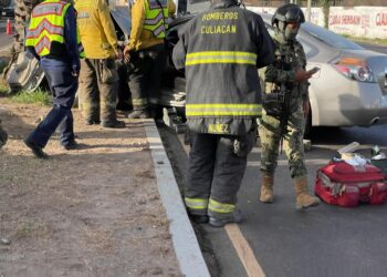 Accidente vial sobre el libramiento Pedro Infante deja una persona lesionada