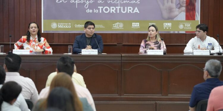 Congreso de Sinaloa se suma a la Campaña Nacional “México Sin Tortura 2025” y ofrece conferencia sobre prevención
