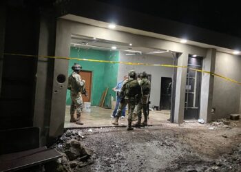 Catean dos viviendas de la Ampliación San Benito atacadas a balazos ayer