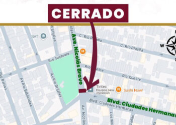 ¡Atención! informa Japac cierre del cruce de Bravo y Ciudades Hermanas