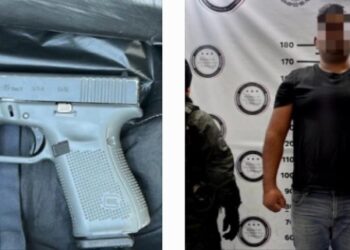 Detienen a un civil con arma de fuego en Culiacán