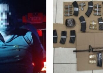 Detienen a un civil armado y aseguraron una camioneta robada en El Tamarindo
