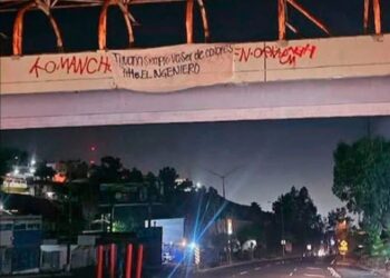 Capturan a tres hombres por colocar narcomantas en Tijuana de “El Ingeniero”, hijo de la líder del Cártel de los Arellano Félix