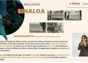 Casas con narcotúneles y más de 200 armas en su interior son localizadas en Culiacán: Omar García Harfuch