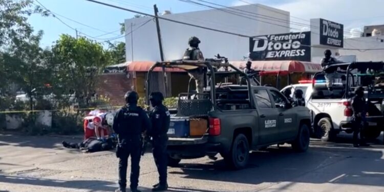 Asesinan a balazos a un policía municipal de Culiacán en el fraccionamiento Los Ángeles