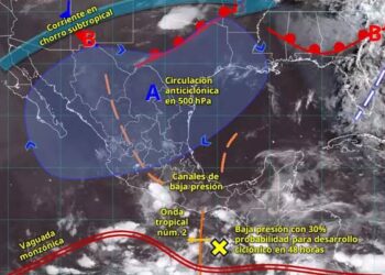 Sube a 80% la probabilidad de formación de “Bárbara” en el Pacífico: Protección Civil