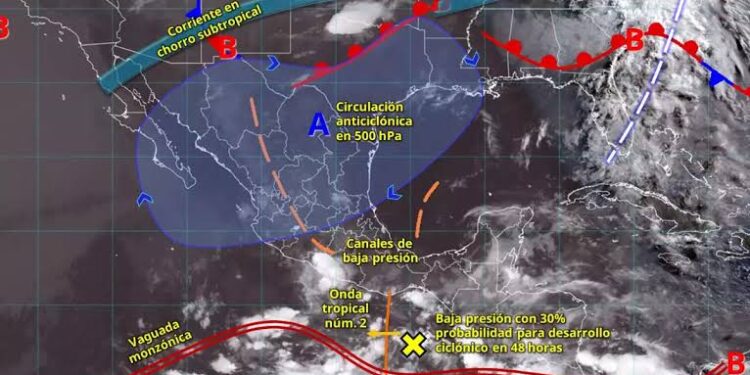 Sube a 80% la probabilidad de formación de “Bárbara” en el Pacífico: Protección Civil
