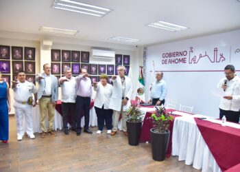Secretario de Salud, Dr. Cuitláhuac González Galindo toma protesta al Comité de Salud Municipal en Ahome