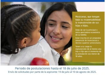 Convoca a la UAS mujeres estudiantes de licenciatura a que participen por las Becas para Madres Mexicanas Jefas de Familia 2025