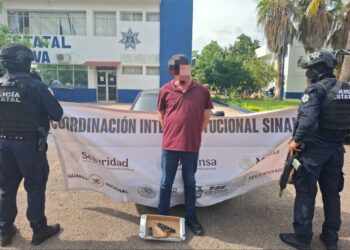 Detienen a hombre y asegura arma de fuego, además de un vehículo, en Culiacán
