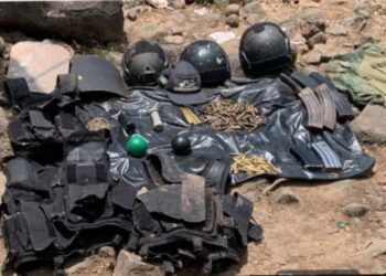 Aseguran 2 campamentos, artefactos explosivos, cargadores, cartuchos y equipo táctico en Elota