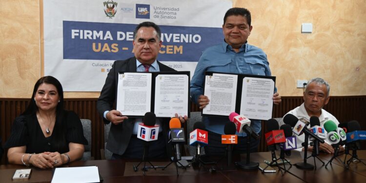 La UAS y la Alianza para el Desarrollo de la Competitividad de las Empresas firman convenio de colaboración, vinculando la educación y la cultura con las PyMES