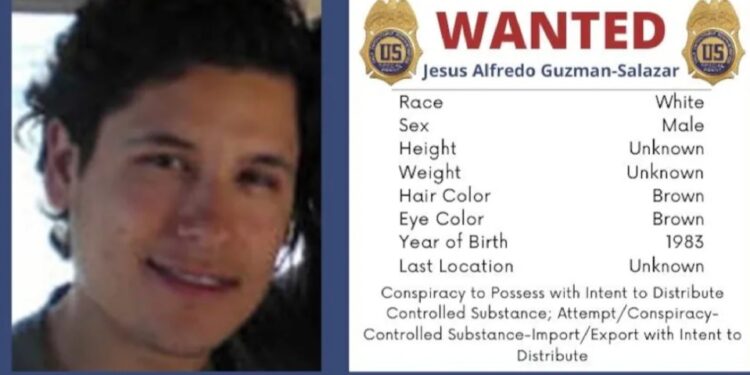 Una recompensa de 10 millones de dólares ofrece ICE por Alfredo Guzmán Salazar, hijo del Chapo Guzmán
