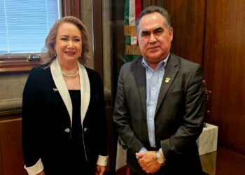 Mantiene reunión el Rector Jesús Madueña y la Ministra Jazmín Esquivel, fortaleciendo la colaboración entre el Poder Judicial y la Casa Rosalina