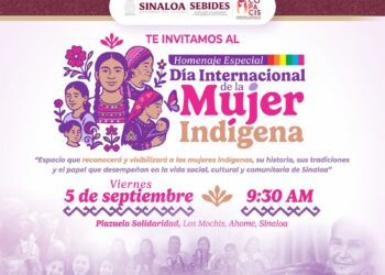 SEBIDES invita a la ciudadanía a conmemorar el Día Internacional de la Mujer Indígena en Los Mochis