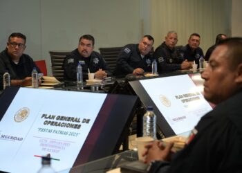 Autoridades de Seguridad Pública revisan el Plan General de Operaciones Fiestas Patrias 2025