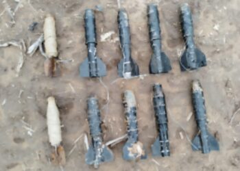 Grupo Interinstitucional asegura artefactos explosivos, cargadores y cartuchos en Navolato