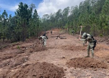 Grupo Interinstitucional asegura e inhabilita una pista clandestina en Choix