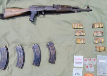 En Cosalá, el Grupo Interinstitucional asegura armas, municiones, droga y un vehículo