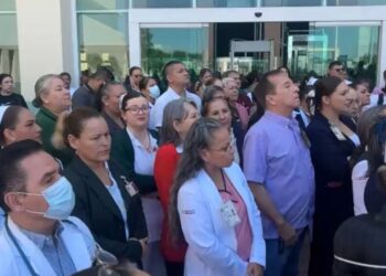 Paran labores enfermas del HG de Culiacán tras retención de una compañera; fue acusada de ser cómplice de mujer que entró con jeringa