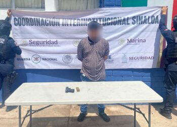 Grupo Interinstitucional detiene a un civil armado que viajaba en un taxi