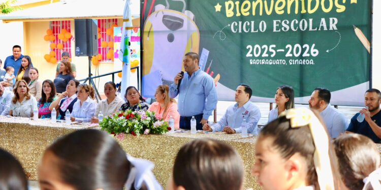 “La educación en Badiraguato cuenta con un presidente y un gobierno aliado”: José Paz López presente en el arranque del ciclo escolar 2025-2026
