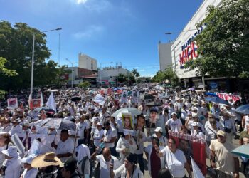 Histórica Marcha por la Paz en Culiacán reúne a 50 mil personas