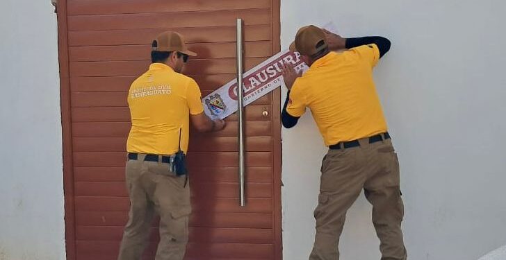 Clausuran centro de eventos en Badiraguato