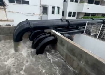 En operación el cárcamo de rembombeo en la Av. Camarón Sábalo, en Mazatlán