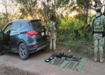 Ejército Mexicano localiza 6 áreas de concentración de material para la elaboración de droga sintética en Sinaloa