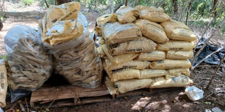 Grupo Interinstitucional asegura 2 laboratorios para la fabricación de drogas sintéticas en Culiacán