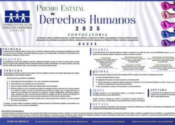 La CEDH Sinaloa lanza la convocatoria al Premio Estatal de Derechos Humanos 2025