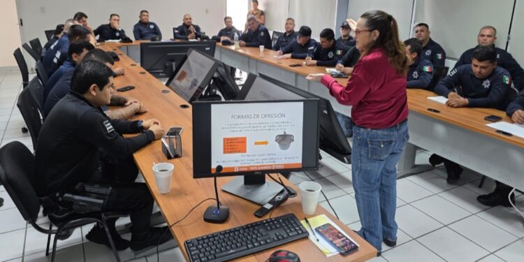 Policías de la SSPyTM se capacitan en Perspectiva de Género y Derechos Humanos