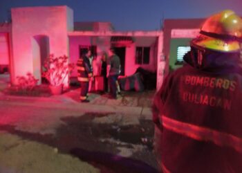 Se incendió una casa del fraccionamiento Campobello