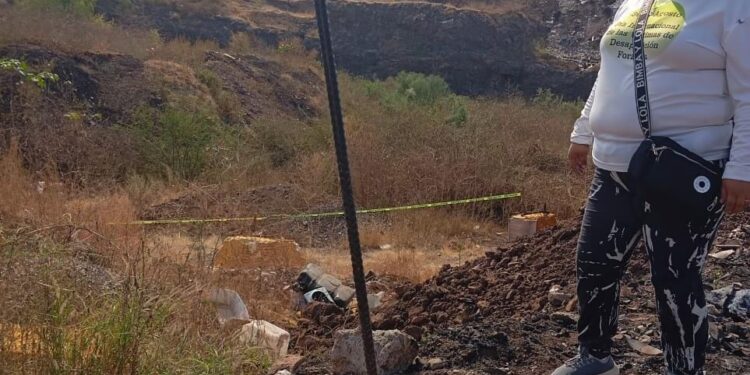 Hallan al sur de Culiacán un cráneo humanos semienterrado