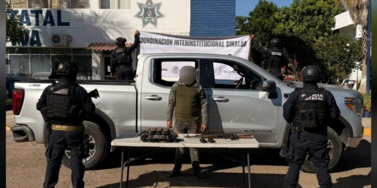 Aseguran a un civil en El Castillo, Navolato