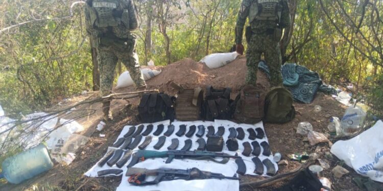 Tras agresión en Concordia, el Grupo Interinstitucional asegura armamento, municiones y equipo táctico