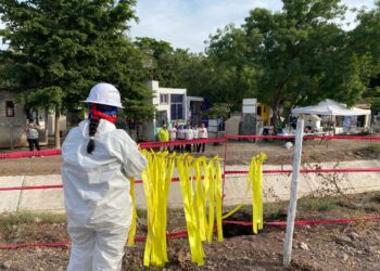 Recuperan 57 cuerpos en el Panteón “21 de Marzo