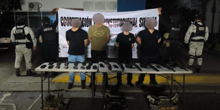 En seguimiento al operativo en el fraccionamiento de Valle Alto, el Grupo Interinstitucional detiene a 6 civiles