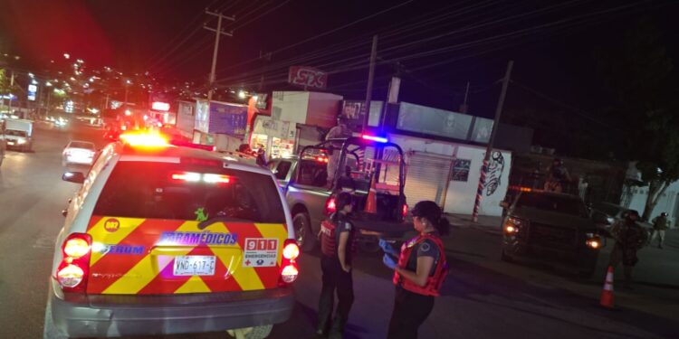 Atacan a balazos a joven motociclista en la colonia Adolfo López Mateos