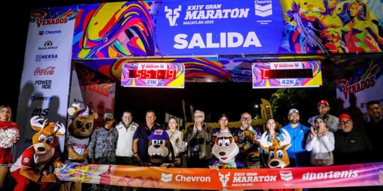Mazatlán y Sinaloa se enorgullecen de recibir a miles de maratonistas: Gobernador Rocha Moya