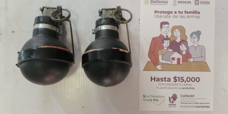 Meta superada: Concluye Desarme Voluntario Sinaloa 2025 con más de mil armas de fuego y explosivos destruidos