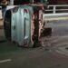 Aparatoso accidente vial en la colonia Renato Vega Amador