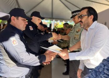 Reconocen vocación de servicio a policías estatales y municipales