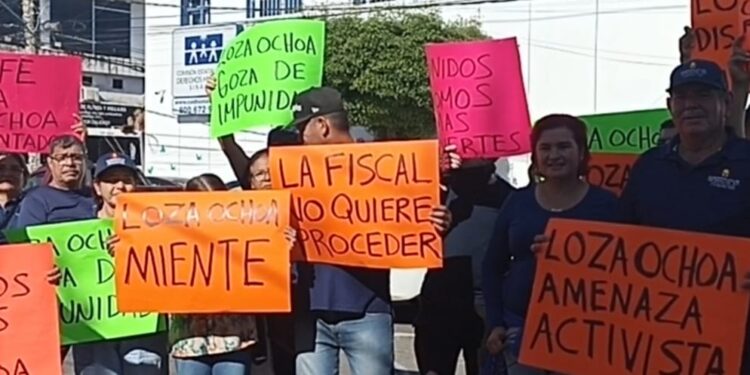 Exigen justicia: Guerreros Azules toma la CEDH tras denuncia de amenaza contra su presidenta Yesenia Rojo