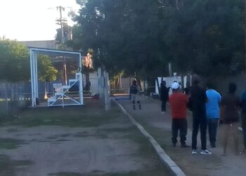 Asesinan a joven a balazos en canchas deportivas de la colonia Vicente Lombardo Toledano