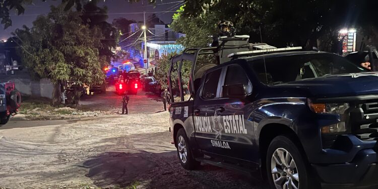 Atacan a balazos una vivienda en la colonia 5 de Mayo, en Culiacán