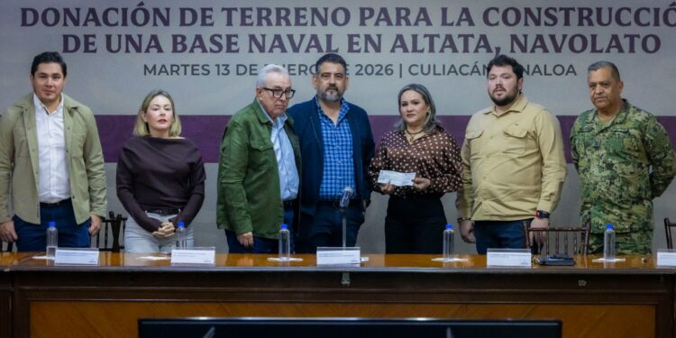 Dona Gobierno del Estado terreno adicional en Nuevo Altata para la construcción de un Sector Naval de la Secretaría de Marina