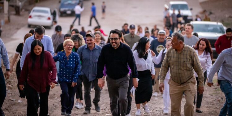 Juan de Dios Gámez impulsa la modernización de la colonia Buenos Aires con la pavimentación de cinco calles más