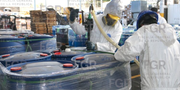 FGR destruye más de 100 toneladas de diversas sustancias